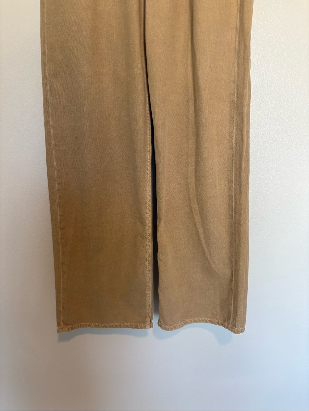 Rag & Bone Featherweight Logan Mid-Rise Wide Leg Jeans Minimalist Beige 28 - Picture 7 of 12
